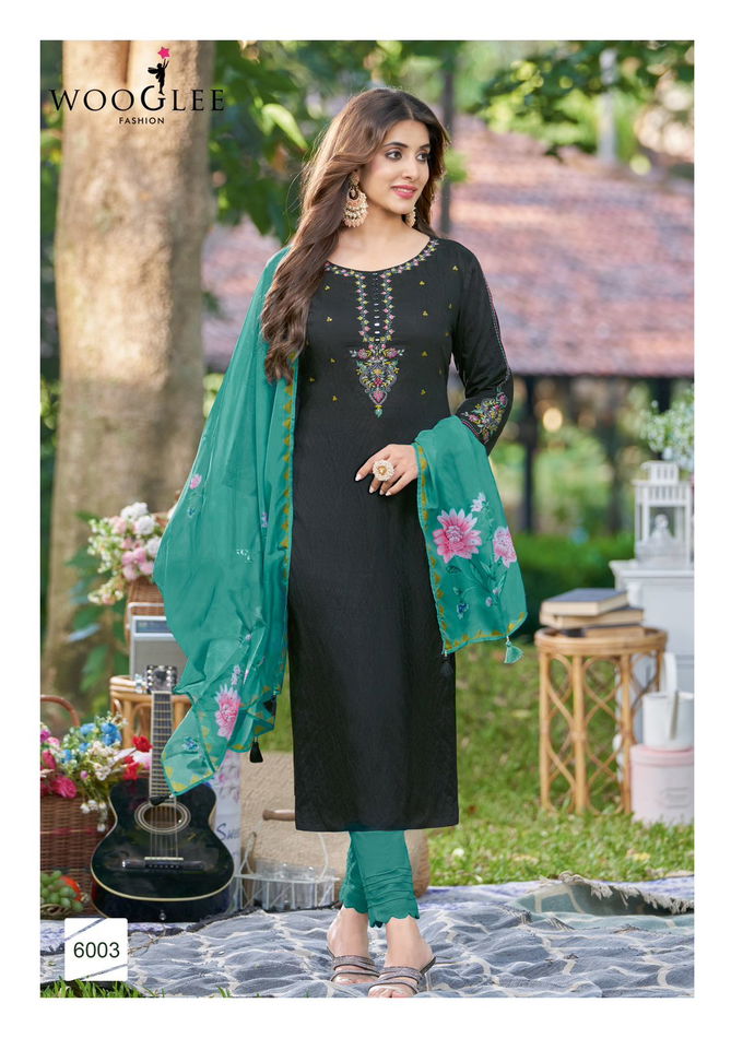 Kamakshi By Wooglee Kurti With Bottom Dupatta Wholesale Clothing Distributors In India